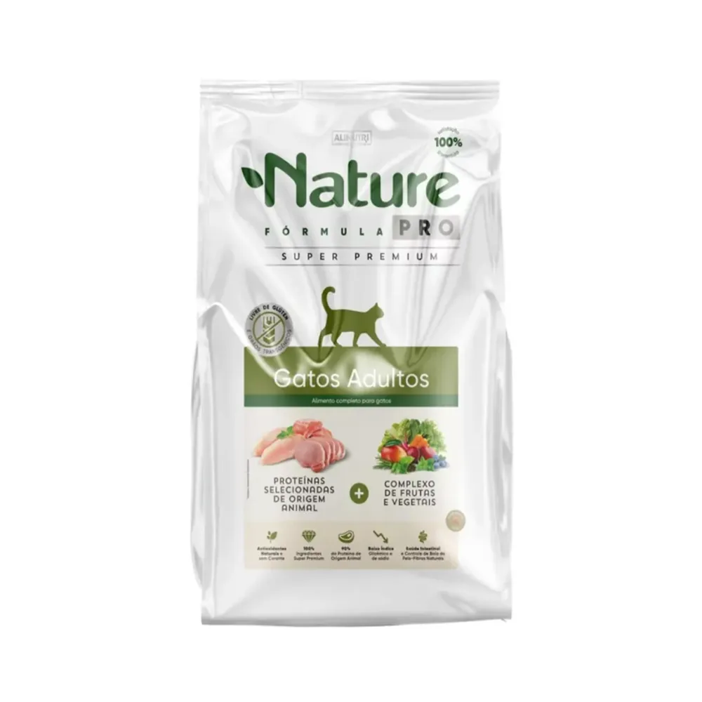 Ração Nature Fórmula Super Premium — gatos adultos