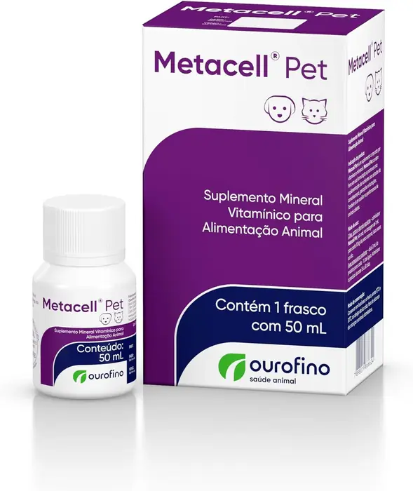 Metacell Pet — suplemento para cães e gatos · 50 ml