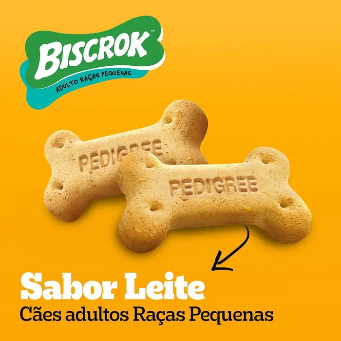 Biscoito Biscrok Pedigree — cães · pacote de 1 kg