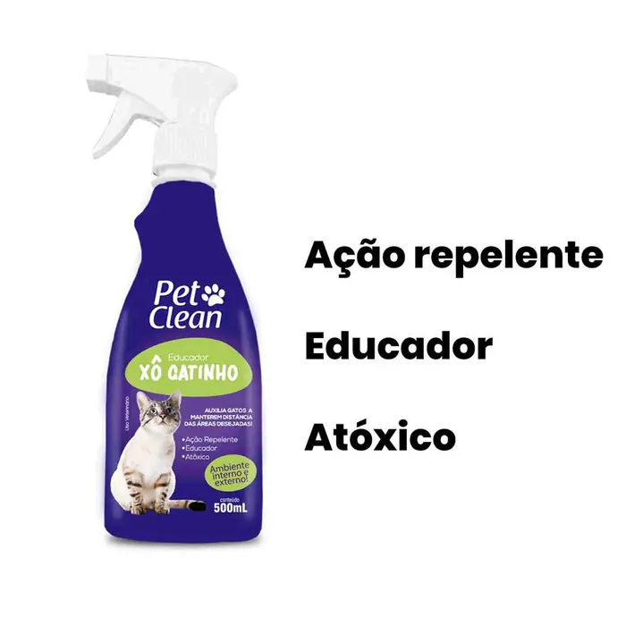 Educador Xô Gatinho Pet Clean — repelente · 500 ml